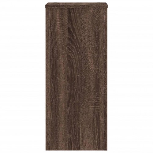 Plantestativer 2 stk. 30x30x70 cm konstrueret træ brunt eg