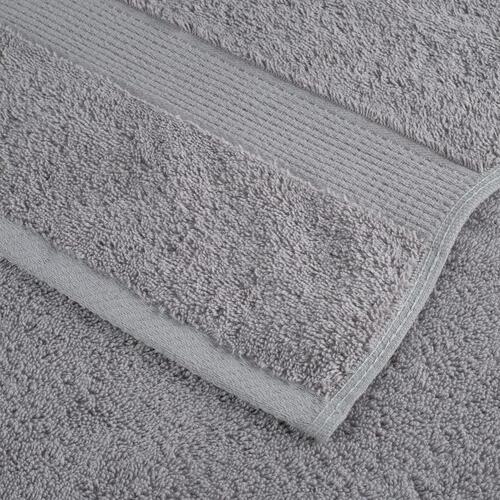 Badehåndklæder 10 stk. Premium 100x150 cm 100 % bomuld grå