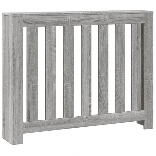 Radiatorskjuler 104×20×82 cm i konstrueret træ - grå sonoma-eg