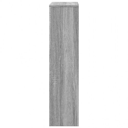 Radiatorskjuler 104×20×82 cm i konstrueret træ - grå sonoma-eg