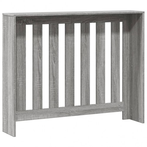 Radiatorskjuler 104×20×82 cm i konstrueret træ - grå sonoma-eg
