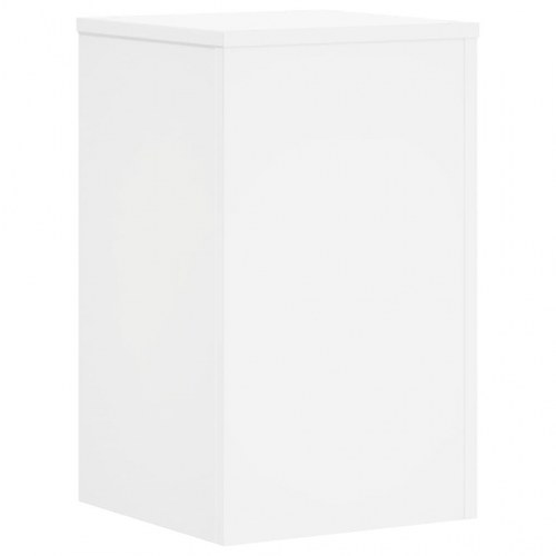 Plantestativer 2 stk. 30x30x50 cm konstrueret træ hvid