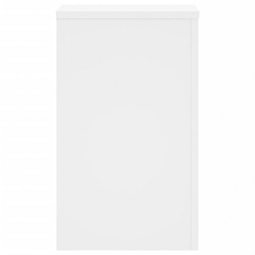 Plantestativer 2 stk. 30x30x50 cm konstrueret træ hvid