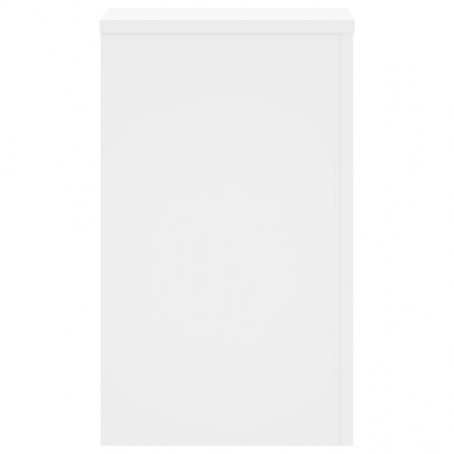 Plantestativer 2 stk. 30x30x50 cm konstrueret træ hvid