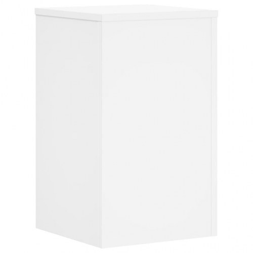 Plantestativer 2 stk. 30x30x50 cm konstrueret træ hvid