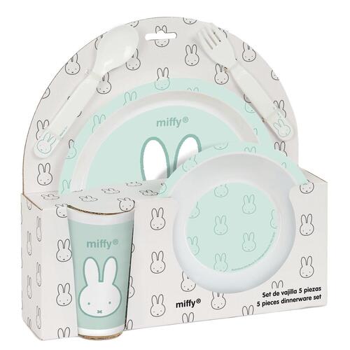 Børneservice sæt Miffy (5 Dele)