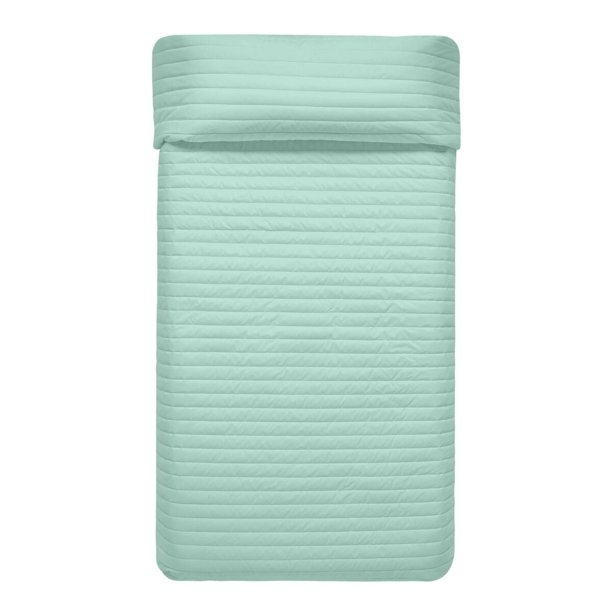 Sengetæppe (vattæppe) HappyFriday Basic Kids Dash Mint 180 x 260 cm