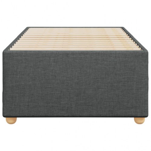 Sengeramme i stof 90 x 200 cm - mørkegrå