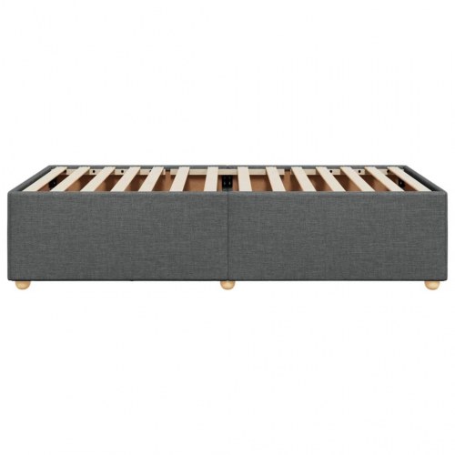 Sengeramme i stof 90 x 200 cm - mørkegrå