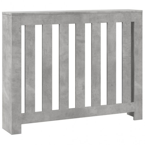Radiatorskjuler 104×20×82 cm i konstrueret træ - betongrå