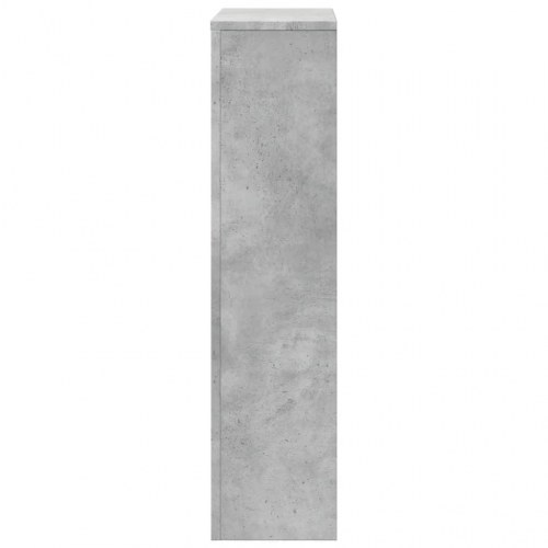 Radiatorskjuler 104×20×82 cm i konstrueret træ - betongrå