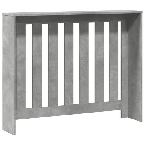 Radiatorskjuler 104×20×82 cm i konstrueret træ - betongrå