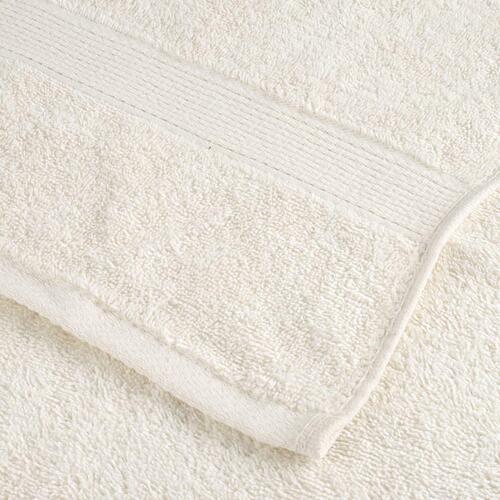 Håndklæder SOLUND 10 stk. Premium 30x30 cm 600 g/m2 cremefarvet