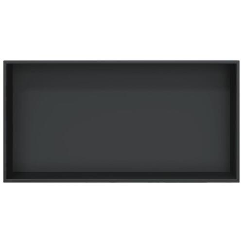 Brusehylde 62x32x9 cm rustfrit stil matsort