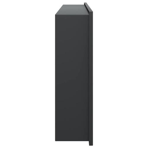 Brusehylde 62x32x9 cm rustfrit stil matsort