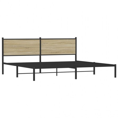 Sengeramme i metal 193 x 203 cm - sonoma-eg