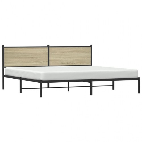 Sengeramme i metal 193 x 203 cm - sonoma-eg