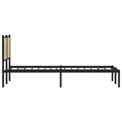 Sengeramme 140 x 200 cm i metal - sonoma-eg