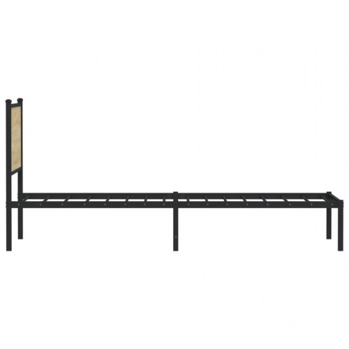 Sengeramme 90x190 cm i metal - Sonoma-eg