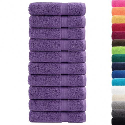 Badehåndklæder SOLUND Premium 10 stk. 70 x 140 cm - lilla