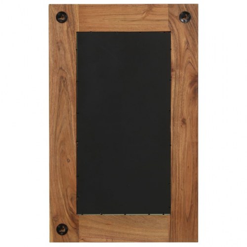 Spejl i massivt akacietræ 50 x 80 cm