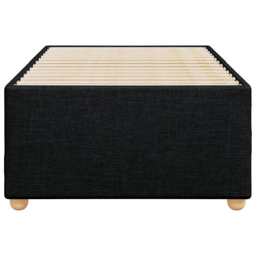 Sengeramme uden madras 90 x 200 cm i stof - sort