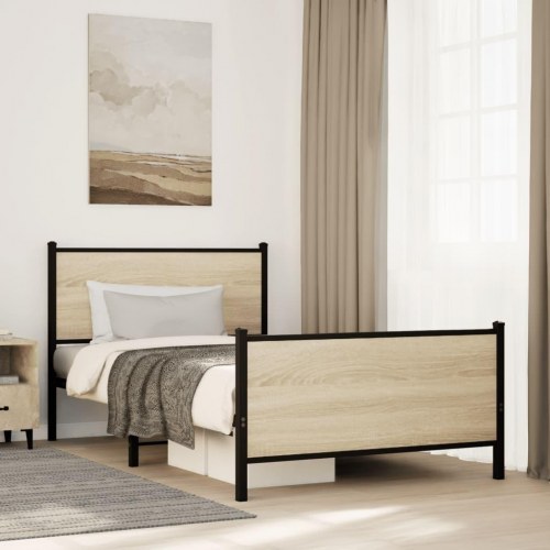 Sengeramme 100x200 cm uden madras - sonoma-eg