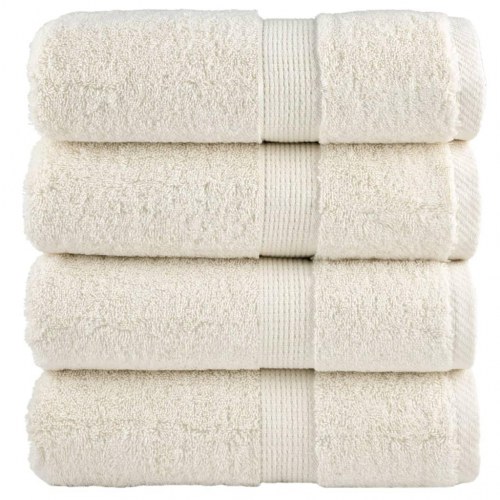 Vaskeklude SOLUND 4 stk. creme 30 x 30 cm
