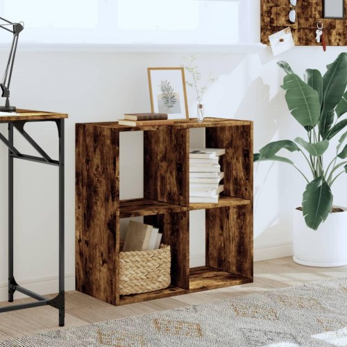 Skab 68,5x32x68,5 cm konstrueret træ røget egetræ