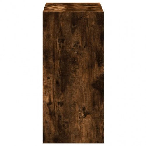 Skab 68,5x32x68,5 cm konstrueret træ røget egetræ