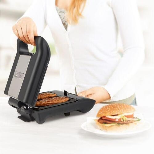 Contact grill Princess Grill Compacto Flex 01.117001.01.001 Sort Sort/Sølvfarvet 800 W 700 W