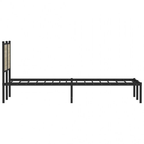 Sengeramme 120 x 200 cm i metal - sonoma-eg