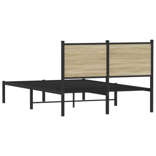 Sengeramme 120 x 200 cm i metal - sonoma-eg