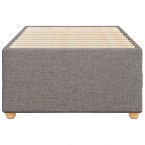 Sengeramme uden madras 90 x 200 cm stof - gråbrun