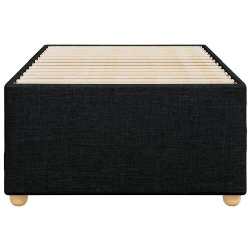 Sengeramme 90x190 cm stof sort
