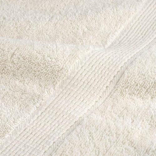 Håndklæder SOLUND 2 stk. Premium 30x30 cm 600 g/m2 cremefarvet