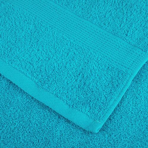 Vaskeklude 4 stk. Premium 30x30 cm 600 g/m2 100 % bomuld turkis
