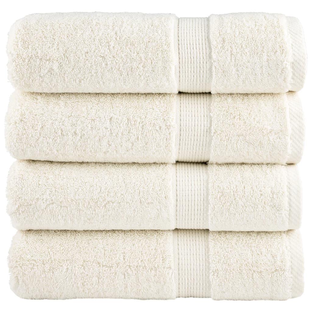 Håndklæder Solund Premium 600 G/M2 Farvet Creme - 4 / 70 x 140 cm