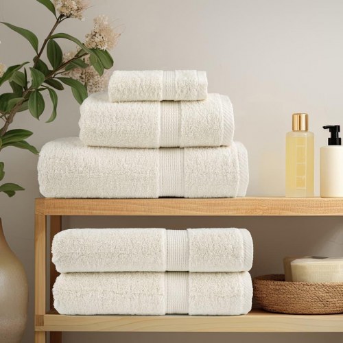 Badehåndklæder SOLUND 4 stk. 70 x 140 cm - creme
