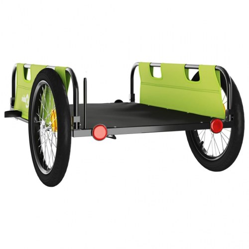 Cykeltrailer oxfordstof og jern grøn