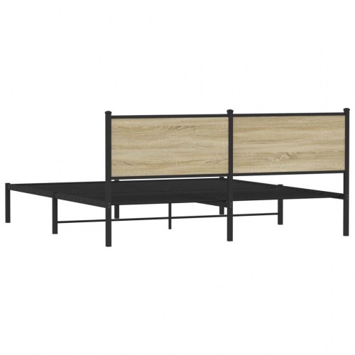 Sengeramme uden madras 160 x 200 cm i metal - sonoma-eg