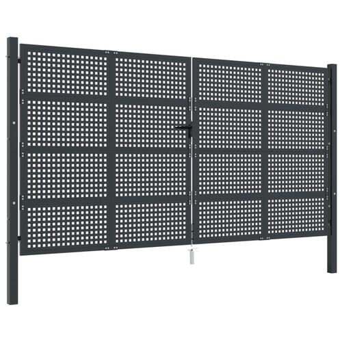 Havelåge 400x200 cm stål antracitgrå