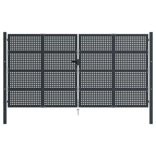 Havelåge 400x200 cm stål antracitgrå