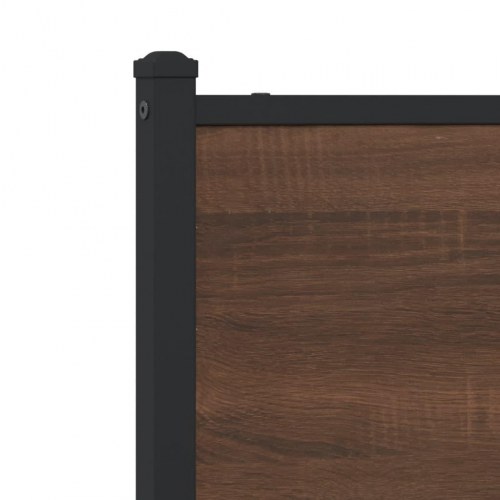 Sengeramme uden madras 180 x 210 cm - brun egetræ