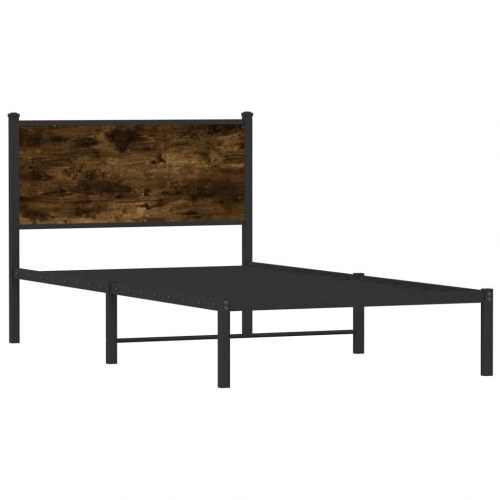 Sengeramme uden madras 107 x 203 cm - røget egetræsfarve