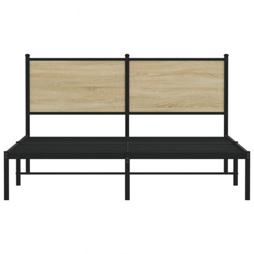 Sengeramme 150x200 cm i metal - sonoma-eg