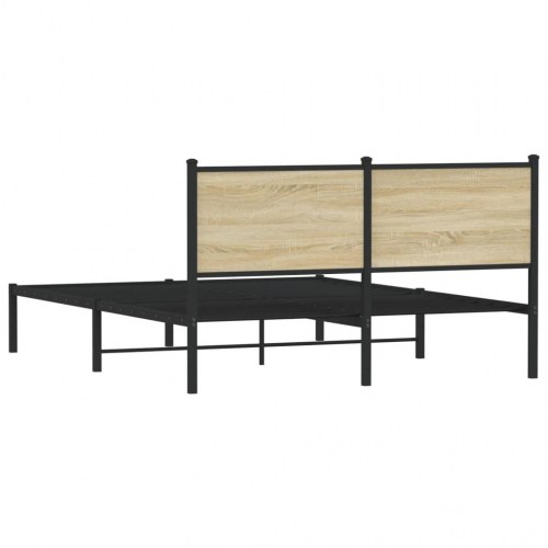 Sengeramme 150x200 cm i metal - sonoma-eg