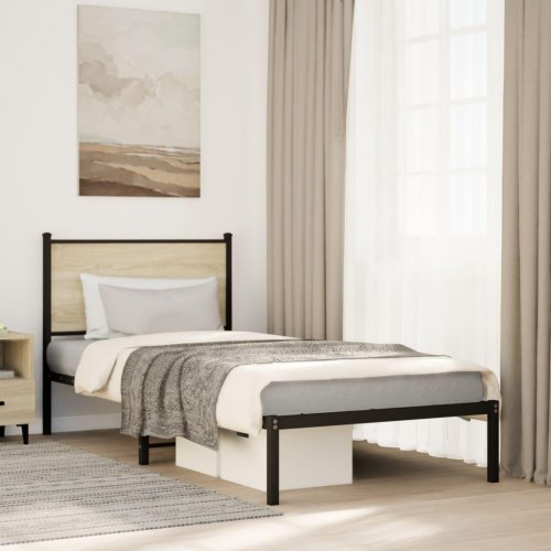 Sengeramme uden madras 80 x 200 cm - sonoma-eg