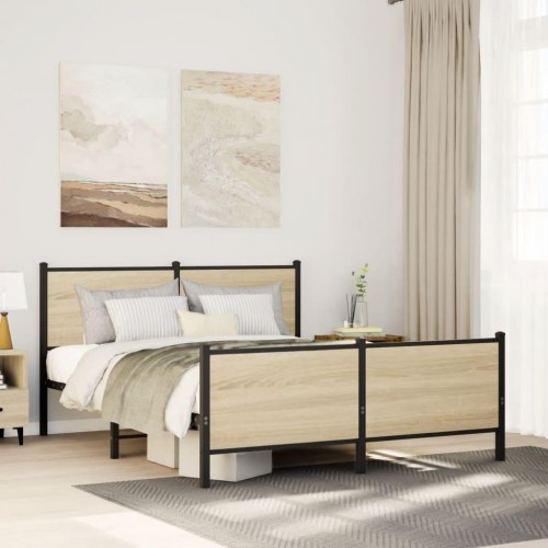Sengeramme uden madras 137 x 190 cm - sonoma-eg