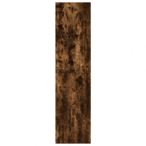 Klædeskab 80 x 50 x 200 cm - røget egetræsfarve